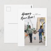 Op een schuine nieuwjaar na de Kaart (Voorkant / Achterkant)