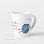 Op een slechte dag is er altijd een gepersonalisee latte mok (Rechterhoek)