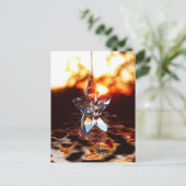 Op een Star-Briefkaart hangen Briefkaart (Staand voorkant)