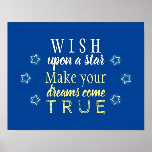 Op een ster wachten poster (Voorkant)