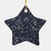 Op een ster wensen keramisch ornament (Achterkant)