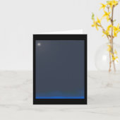 Op een ster zitten kaart (Gele Bloem)