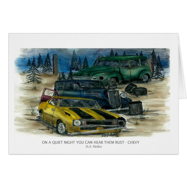 OP EEN STIJGENDE NACHT KUNT U HEN HOREN - CHEVY W- (Voorkant Horizontaal)