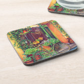 Op een straat in St. Remy Onderzetter Set van 6 (Linkerzijde)