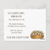 Op een uitnodiging voor een rolfeest (Achterkant)