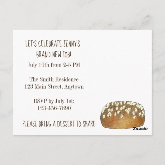 Op een uitnodiging voor een rolfeest (Achterkant)