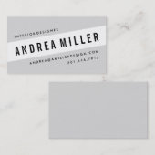 Op een verouderd grafisch Visitekaartje (Voorkant / Achterkant)