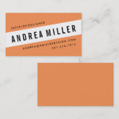 Op een verouderd grafisch Visitekaartje (Voorkant / Achterkant)