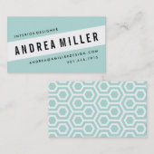 Op een verouderd grafisch Visitekaartje (Voorkant / Achterkant)