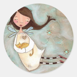 Op een vleugel en een Spin - Angel Stickers