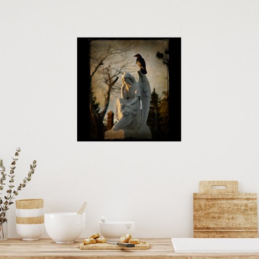 Op een vleugel poster (Keuken)