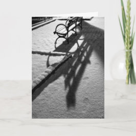 'Op een winternachtkaartje' - Kerstmis Feestdagen Kaart