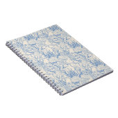 op een witte achtergrond, marine, blauwe thema notitieboek (Rechterzijde)