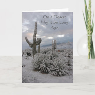 Op een woestijnnacht zo lang geleden kaart