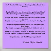 Op een wonderlijk paar poster (Voorkant)