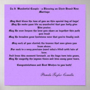 Op een wonderlijk paar poster