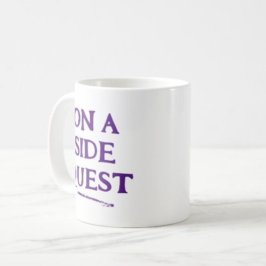 Op een zijdelingse quest Mok (Voorkant links)