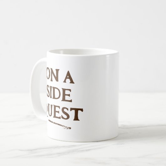 Op een zijdelingse quest Mok (Voorkant links)