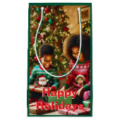 Op eerste kerstdag cadeautassen klein cadeauzakje (Voorkant)