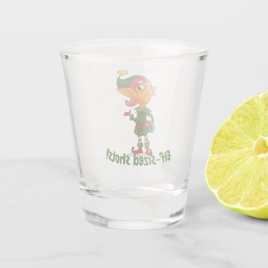 op elfformaat shot glas (Achterkant)