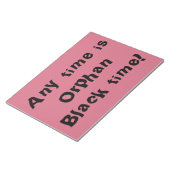 op elk moment is er Orphan Black Notitieblok (Schuin)