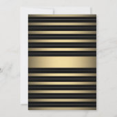 Op elke dag zwarte gouden en witte feestdag kaart (Achterkant)