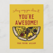 Op elke manier waarop u het Briefkaart met Pizza-g (Voorkant)