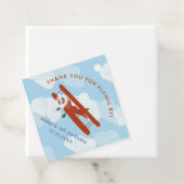 Op en af bedankjes labels (In situ)