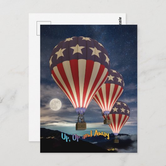 Op en af briefkaart (Voorkant / Achterkant)