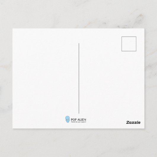 Op en af briefkaart (Achterkant)