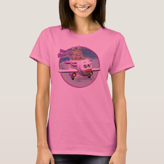 Op en af met GingerSnap Furffybottom T-shirt (Voorkant)