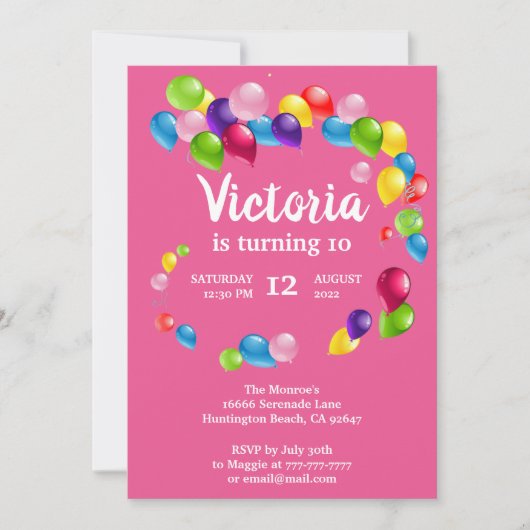 Op- en afpersingsconferentie van Birthday Kaart (Voorkant)