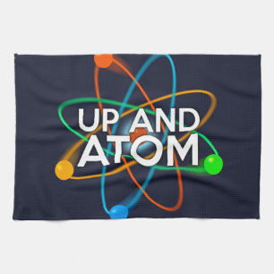 OP EN ATOM Wetenschap Theedoek