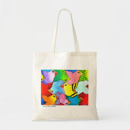 Op en neer de Canvas tas van Vogels