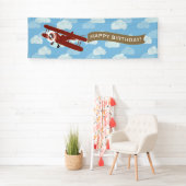 Op en Uit Gelukkige Verjaardag Spandoek (Insitu)