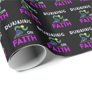 Op Faith Christelijk Runner Cadeaupapier