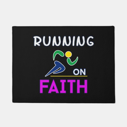 Op Faith Christelijk Runner Deurmat (Voorkant)