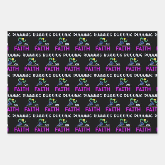 Op Faith Christelijk Runner Inpakpapier Vel (Voorkant)