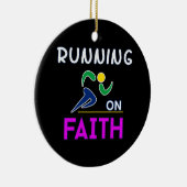 Op Faith Christelijk Runner Keramisch Ornament (Rechts)
