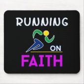 Op Faith Christelijk Runner Muismat (Voorkant)