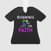 Op Faith Christelijk Runner Ornament (voorkant)