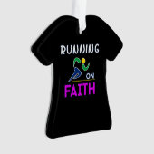 Op Faith Christelijk Runner Ornament (voorkant)