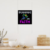Op Faith Christelijk Runner Poster (Keuken)