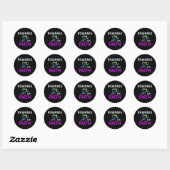 Op Faith Christelijk Runner Ronde Sticker (Vel)
