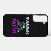 Op Faith Christelijk Runner Samsung Galaxy Hoesje (Achterkant horizontaal)