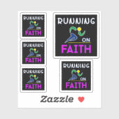 Op Faith Christelijk Runner Sticker (Vel)