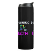 Op Faith Christelijk Runner Thermosbeker (Gedraaid links)
