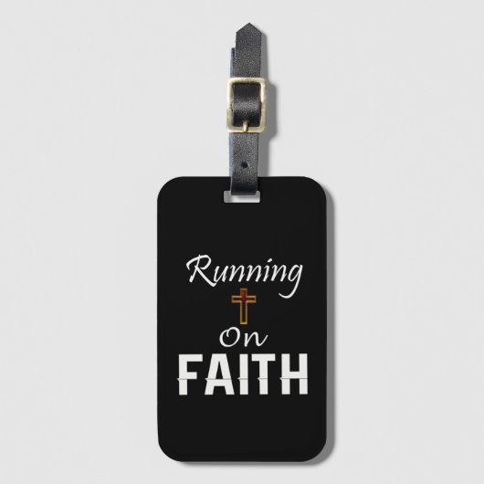 Op Faith Runner Bagagelabel (Voorkant (verticaal))