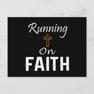Op Faith Runner Briefkaart