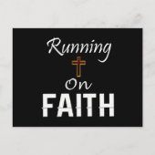 Op Faith Runner Briefkaart (Voorkant)